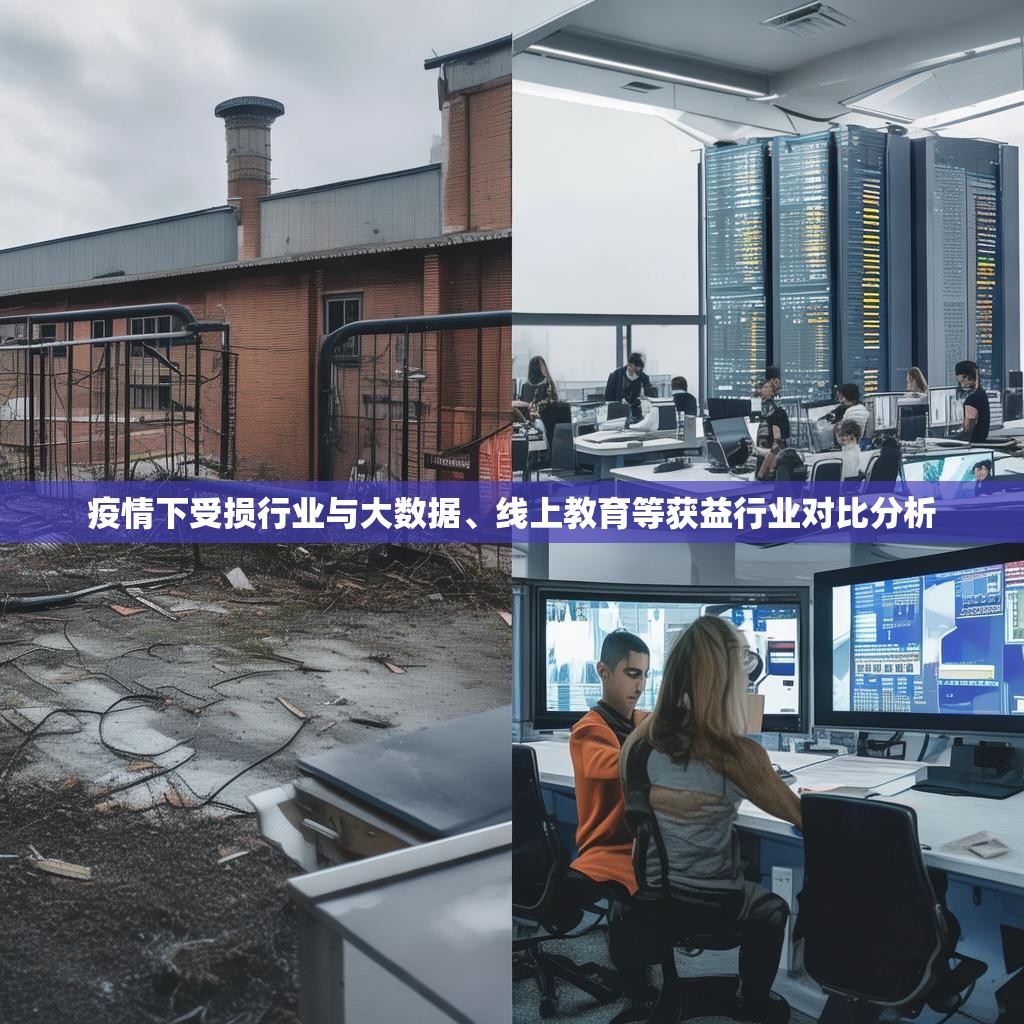 疫情下受损行业与大数据、线上教育等获益行业对比分析