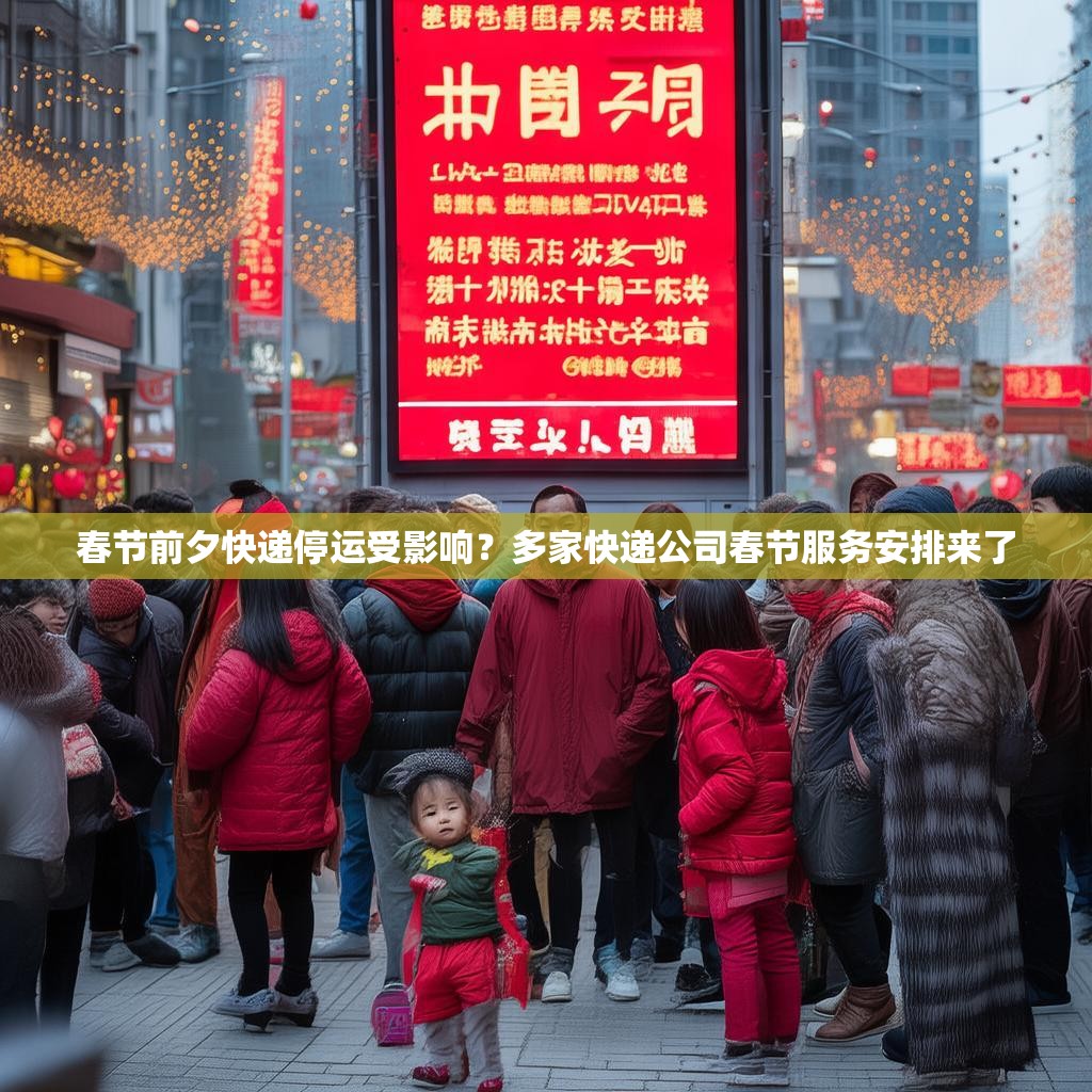 春节前夕快递停运受影响？多家快递公司春节服务安排来了