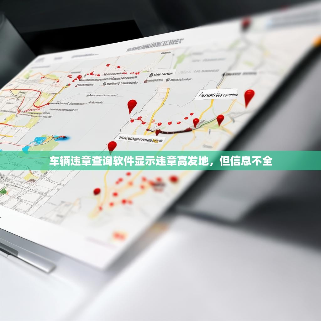 车辆违章查询软件显示违章高发地，但信息不全