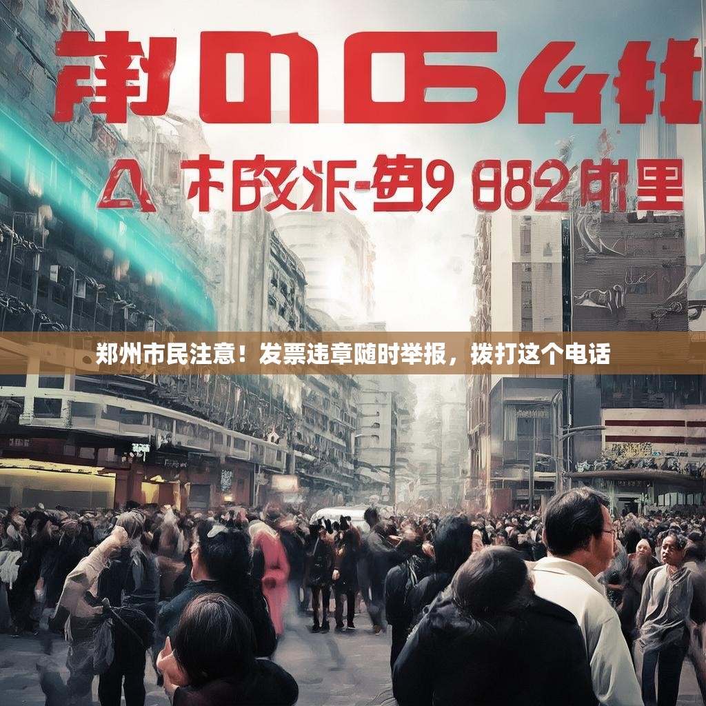 郑州市民注意！发票违章随时举报，拨打这个电话