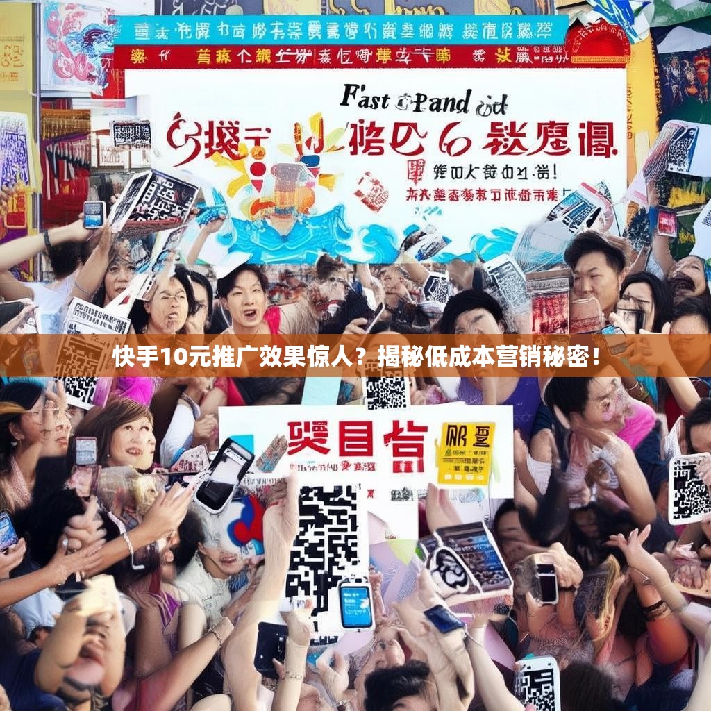 快手10元推广效果惊人？揭秘低成本营销秘密！