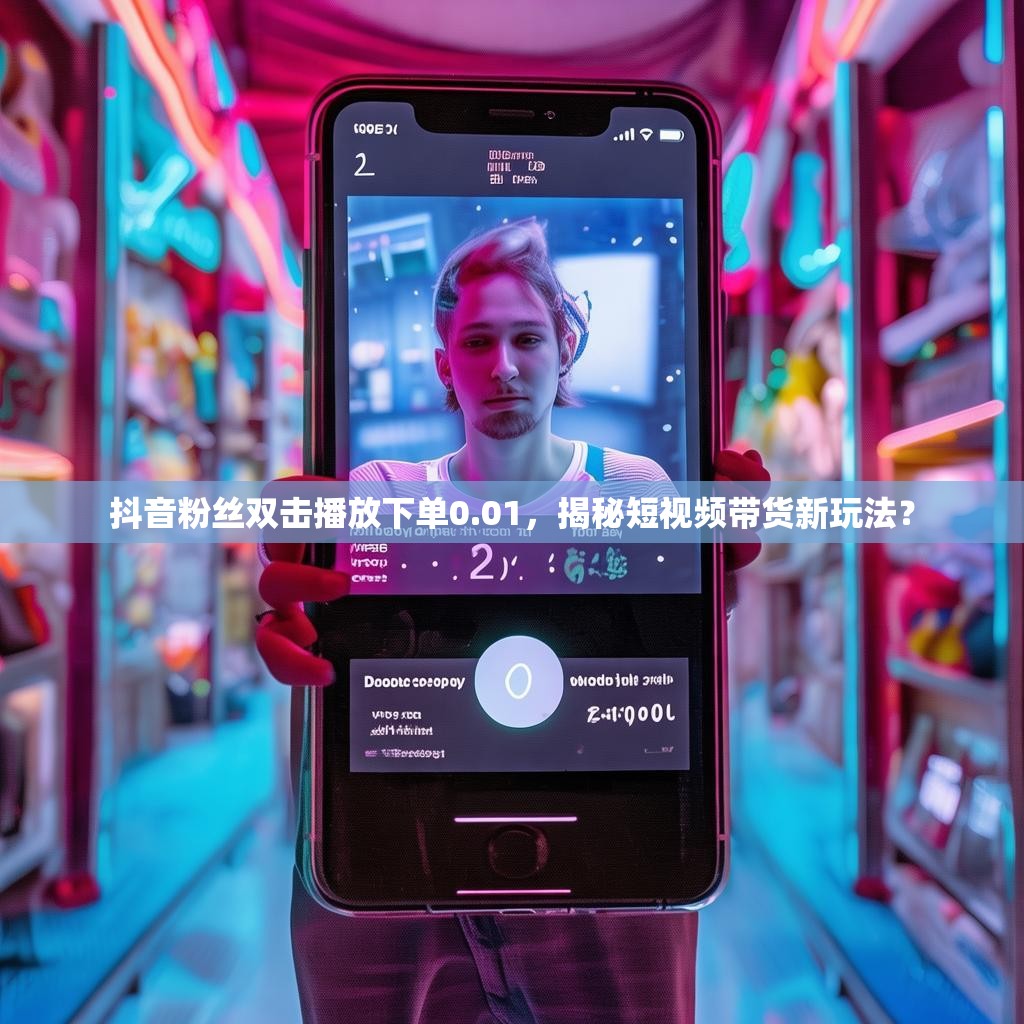 抖音粉丝双击播放下单0.01，揭秘短视频带货新玩法？