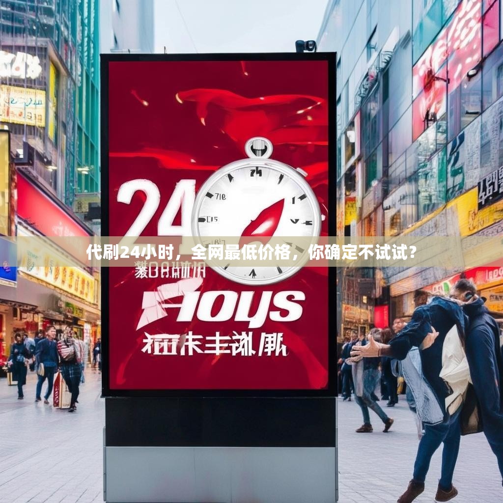 代刷24小时，全网最低价格，你确定不试试？