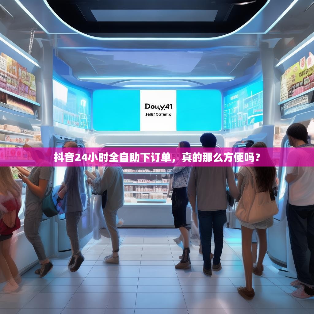 抖音24小时全自助下订单,真的那么方便吗?