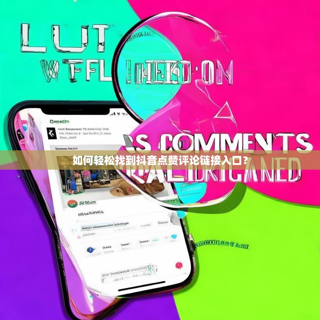 如何轻松找到抖音点赞评论链接入口？