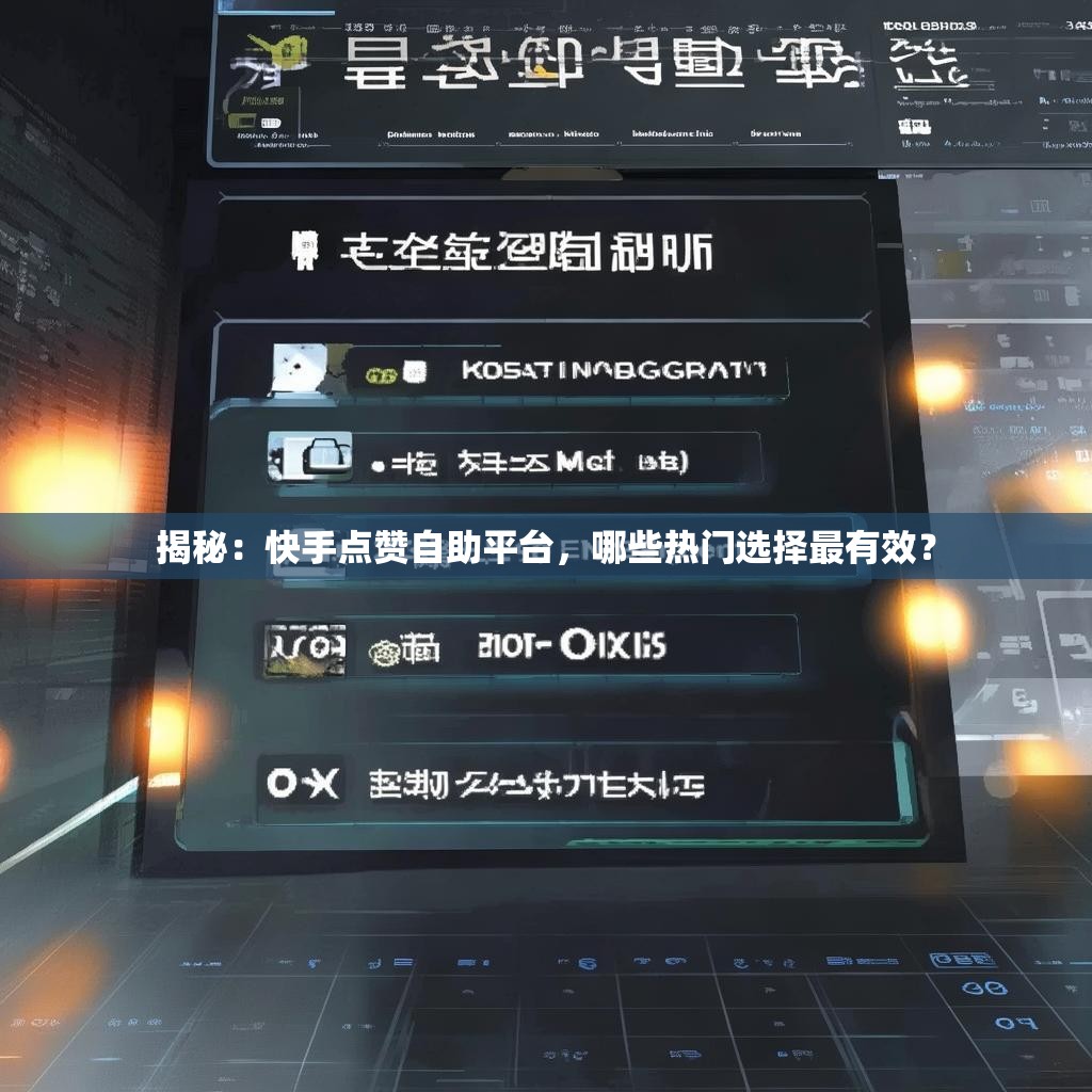 揭秘:快手点赞自助平台,哪些热门选择最有效?