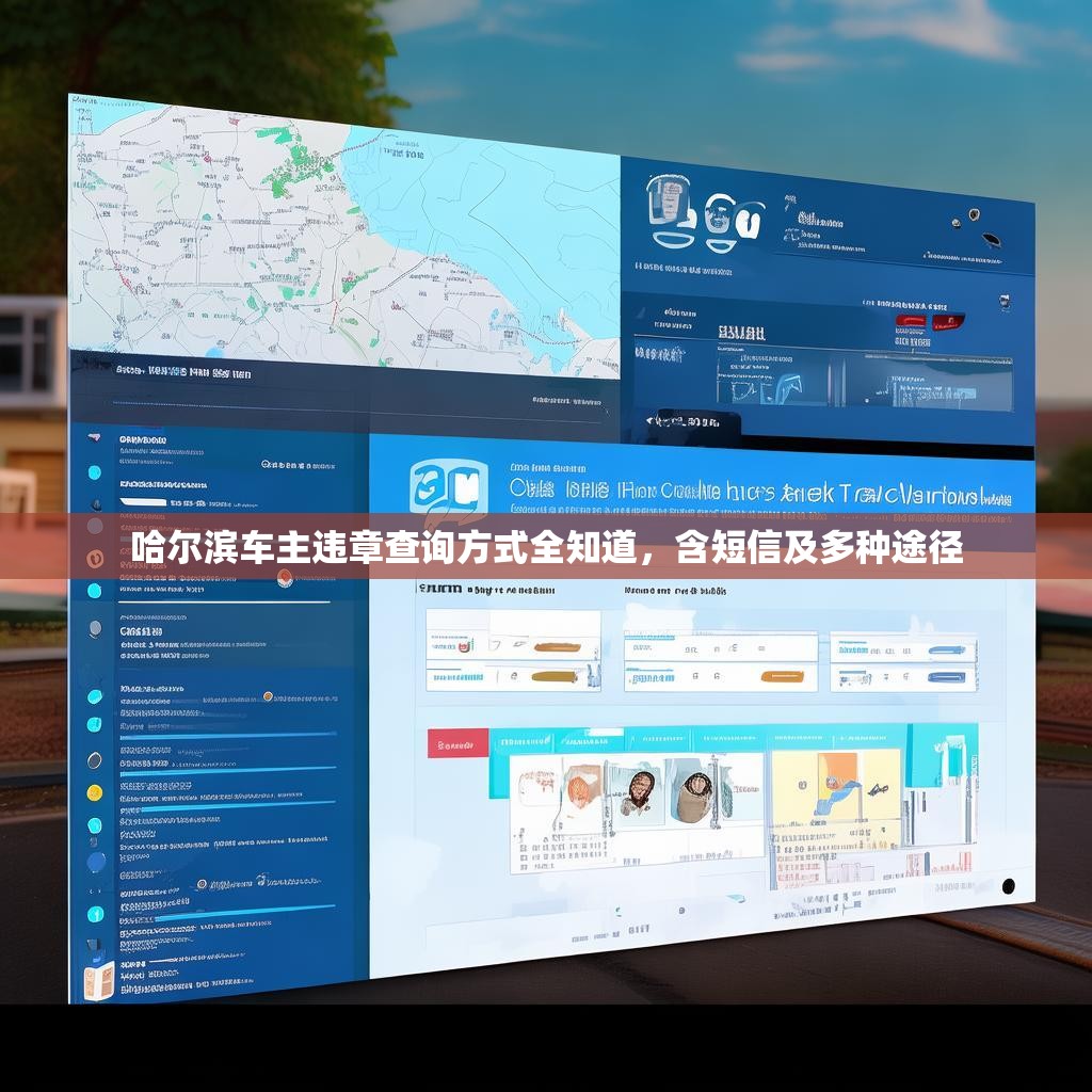 哈尔滨车主违章查询方式全知道，含短信及多种途径