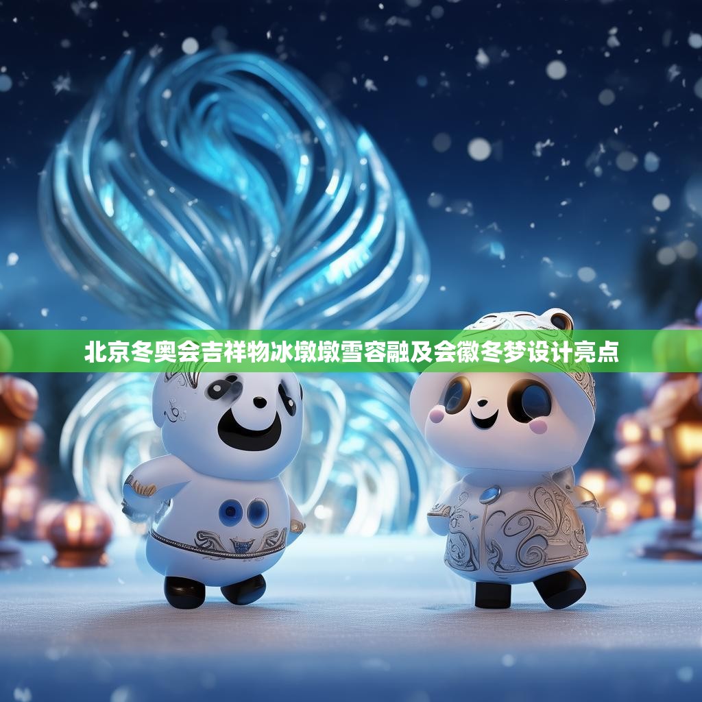 北京冬奥会吉祥物冰墩墩雪容融及会徽冬梦设计亮点