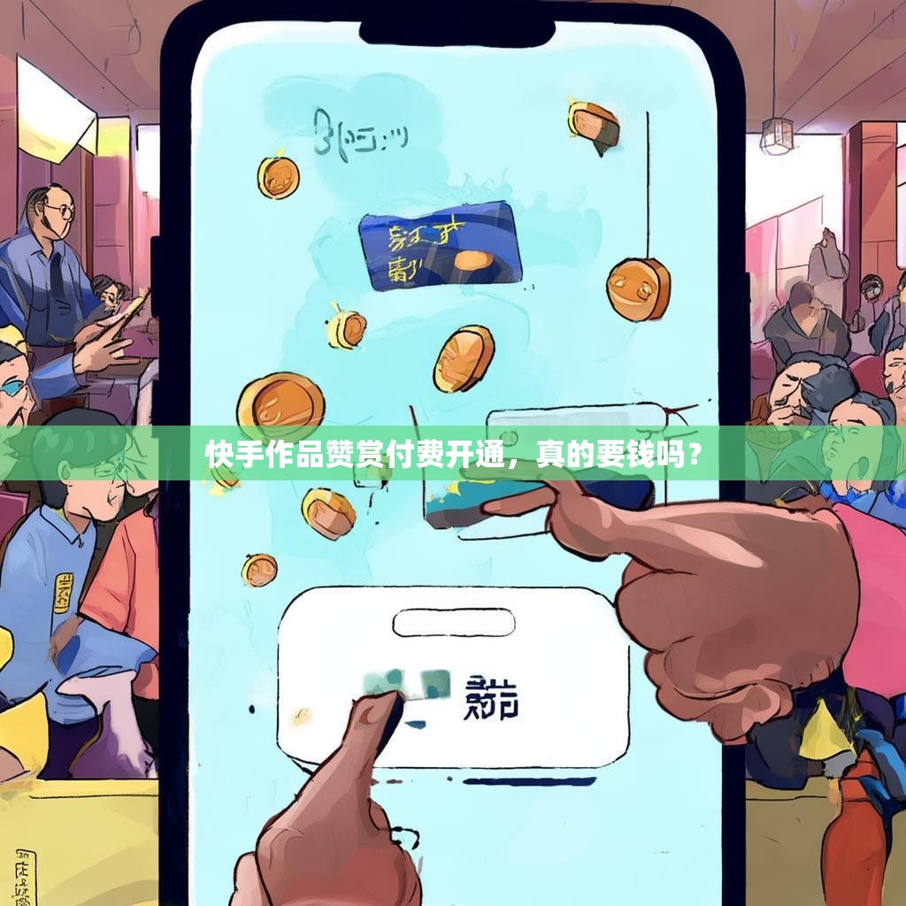 快手作品赞赏付费开通，真的要钱吗？
