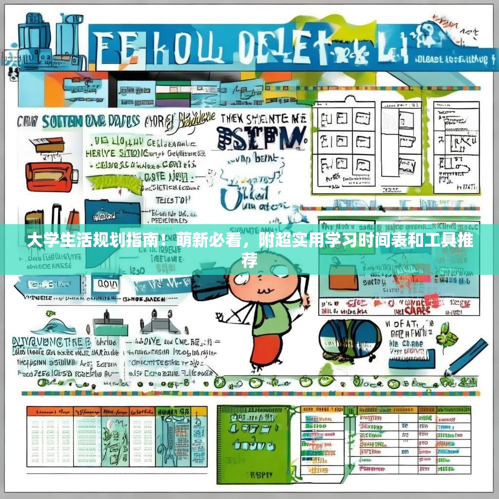 大学生活规划指南！萌新必看，附超实用学习时间表和工具推荐