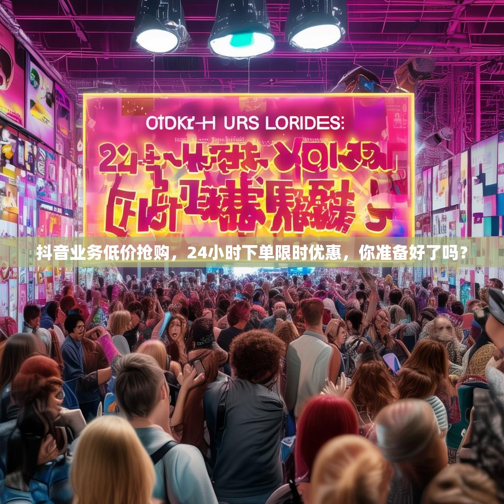 抖音业务低价抢购，<strong><mark>24小时下单</mark></strong>限时优惠，你准备好了吗？