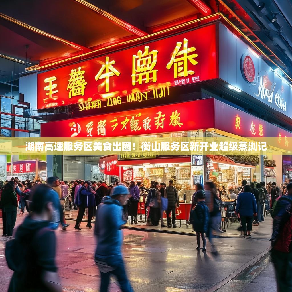 湖南高速服务区美食出圈！衡山服务区新开业超级蒸浏记