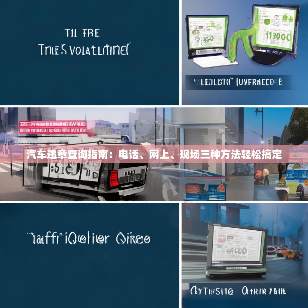 汽车违章查询指南：电话、网上、现场三种方法轻松搞定