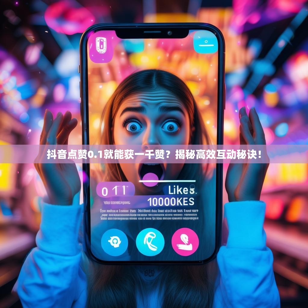 抖音点赞0.1就能获一千赞？揭秘高效互动秘诀！