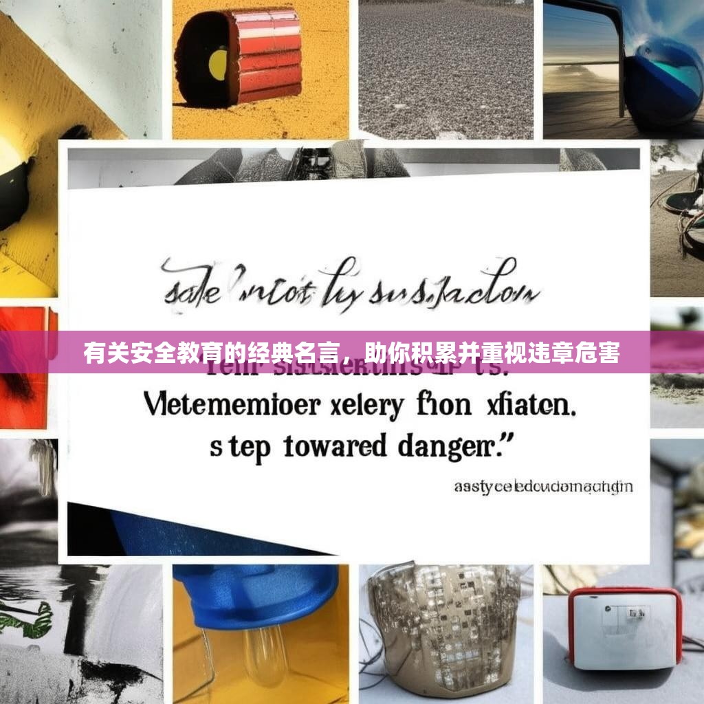 有关安全教育的经典名言，助你积累并重视违章危害