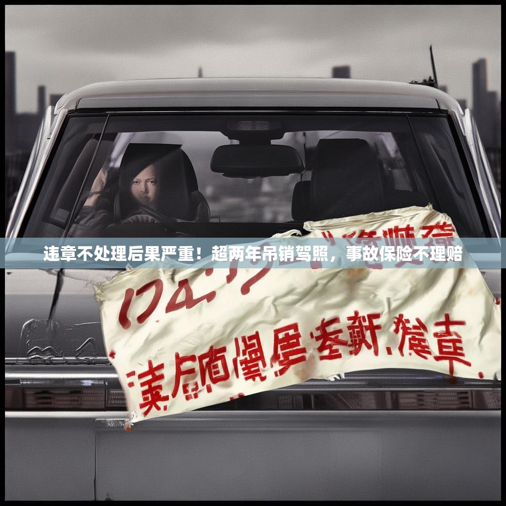 违章不处理后果严重！超两年吊销驾照，事故保险不理赔
