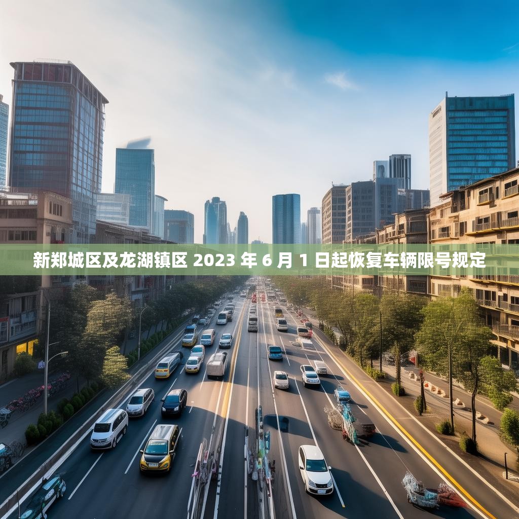 新郑城区及龙湖镇区 2023 年 6 月 1 日起恢复车辆限号规定