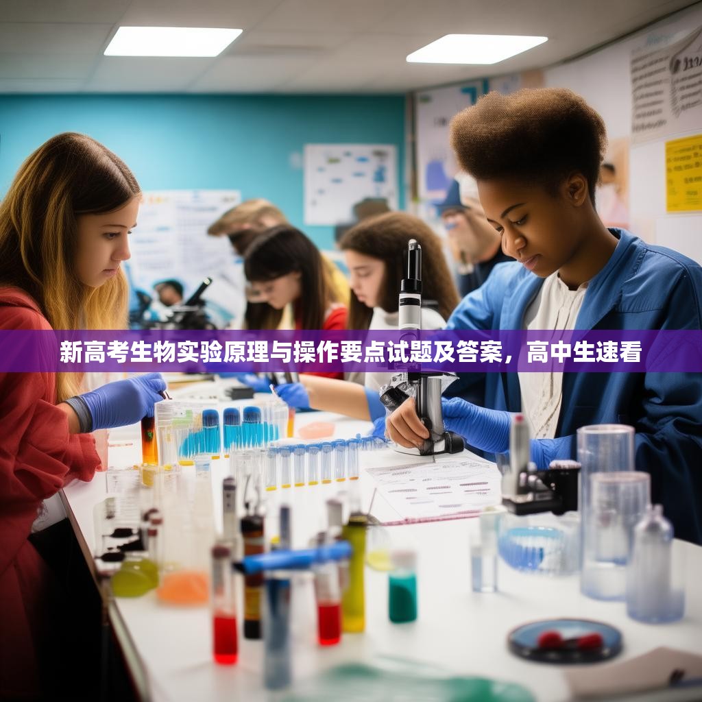 新高考生物实验原理与操作要点试题及答案,高中生速看