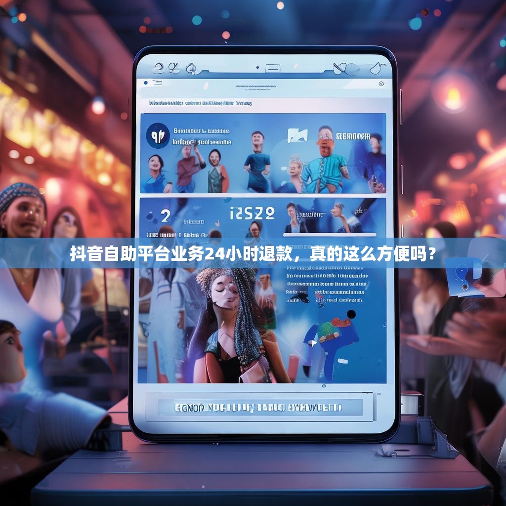 抖音自助平台业务24小时退款，真的这么方便吗？