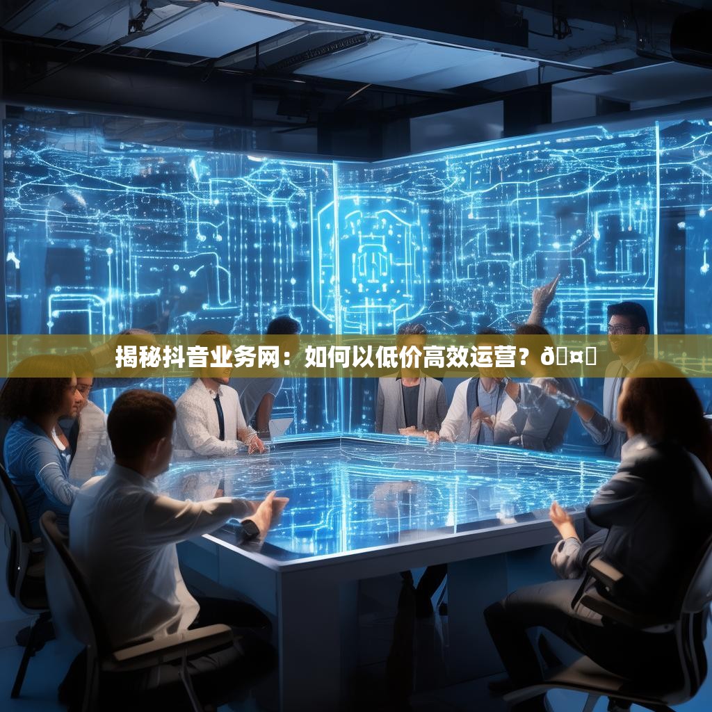 揭秘抖音业务网：如何以低价高效运营？🤔