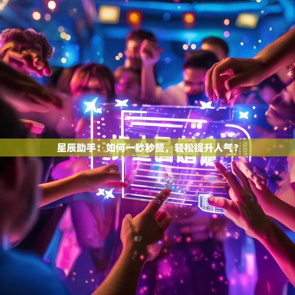 星辰助手：如何一秒秒赞，轻松提升人气？