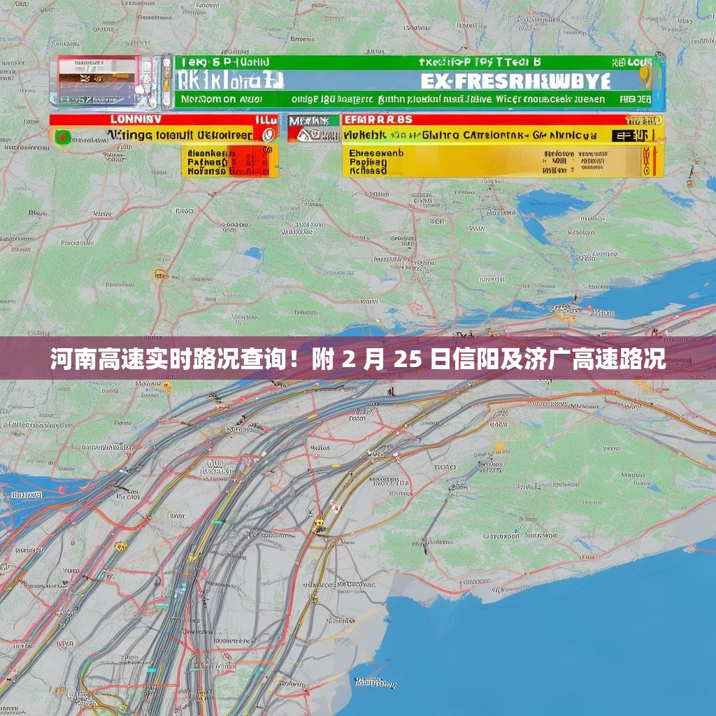 河南高速实时路况查询!附 2 月 25 日信阳及济广高速路况