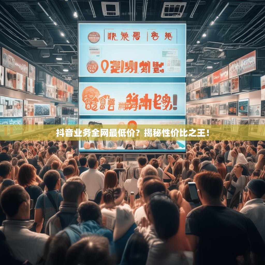 抖音业务全网最低价？揭秘性价比之王！