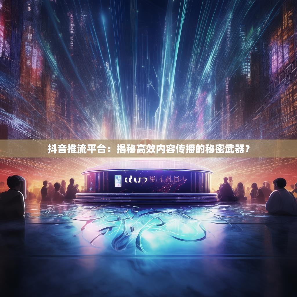 抖音推流平台：揭秘高效内容传播的秘密武器？