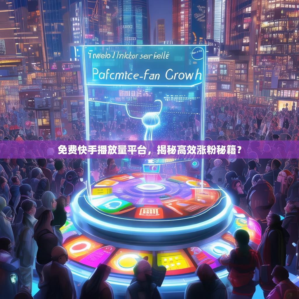免费快手播放量平台，揭秘高效涨粉秘籍？