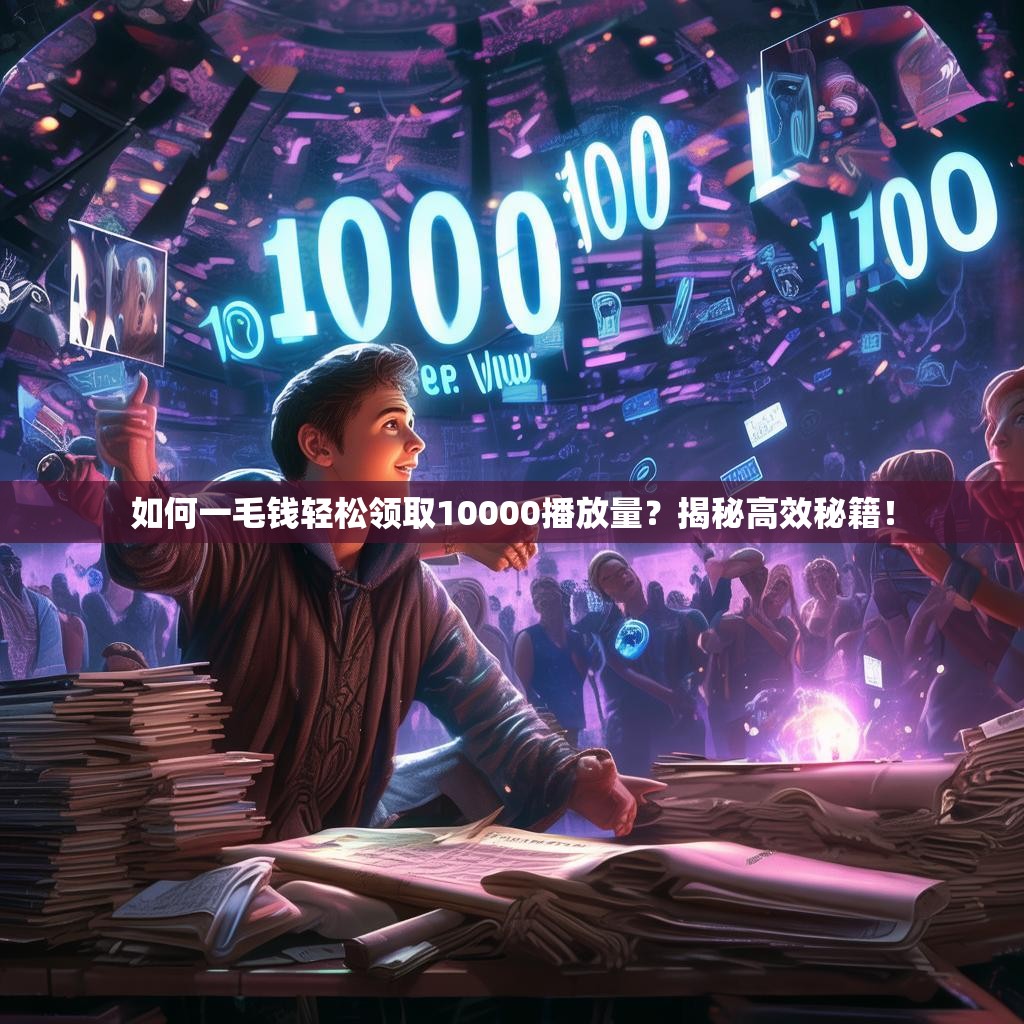 如何一毛钱轻松领取10000播放量？揭秘高效秘籍！