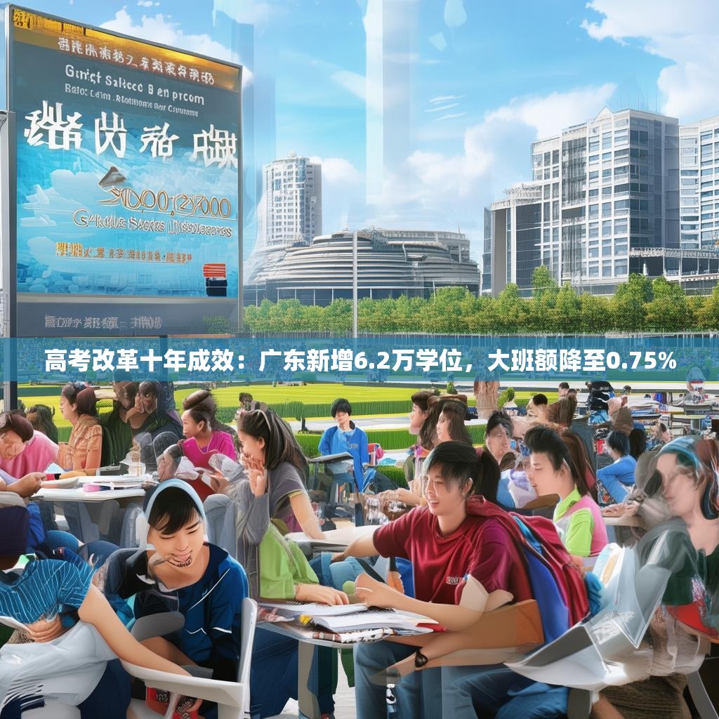高考改革十年成效：广东新增6.2万学位，大班额降至0.75%