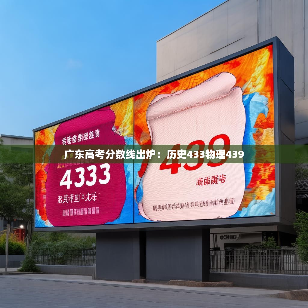 广东高考分数线出炉：历史433物理439