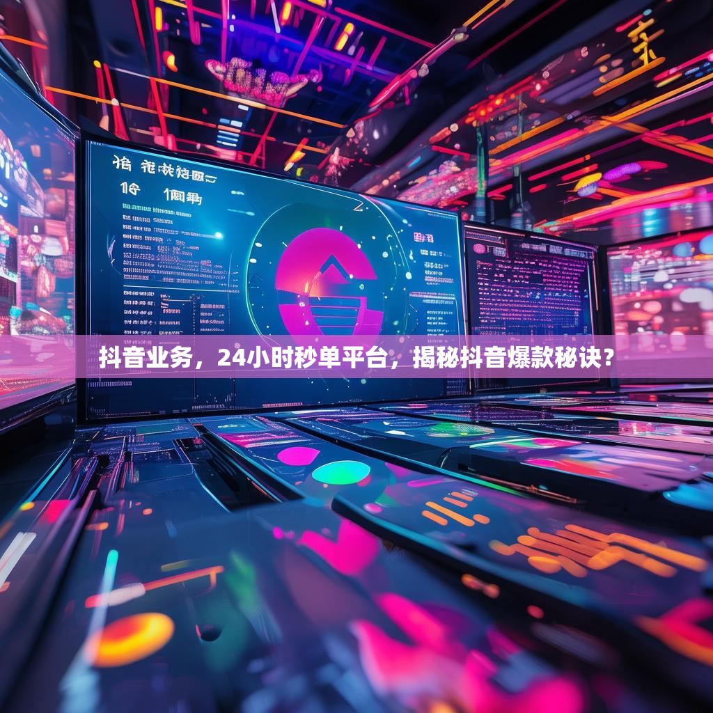 抖音业务，<strong><mark>24小时</mark></strong>秒单平台，揭秘抖音爆款秘诀？