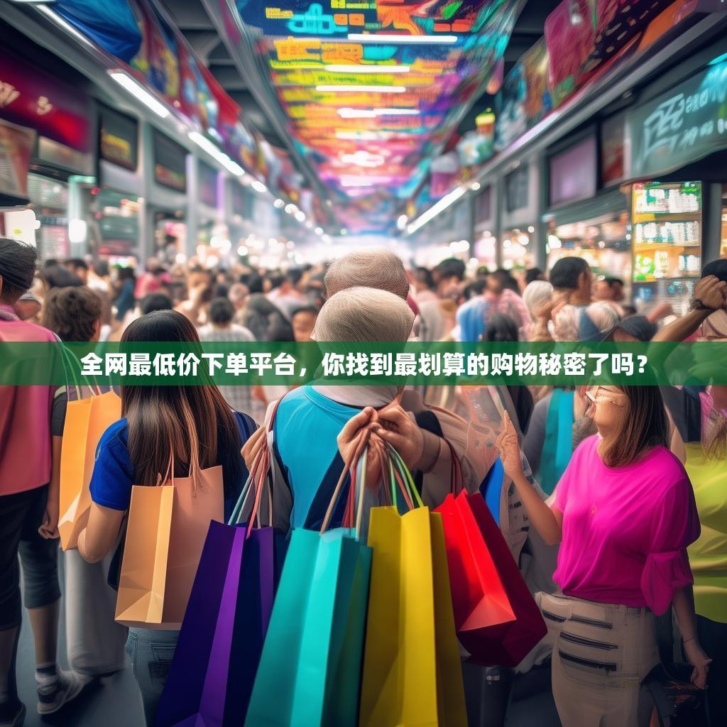 全网最低价下单平台，你找到最划算的购物秘密了吗？