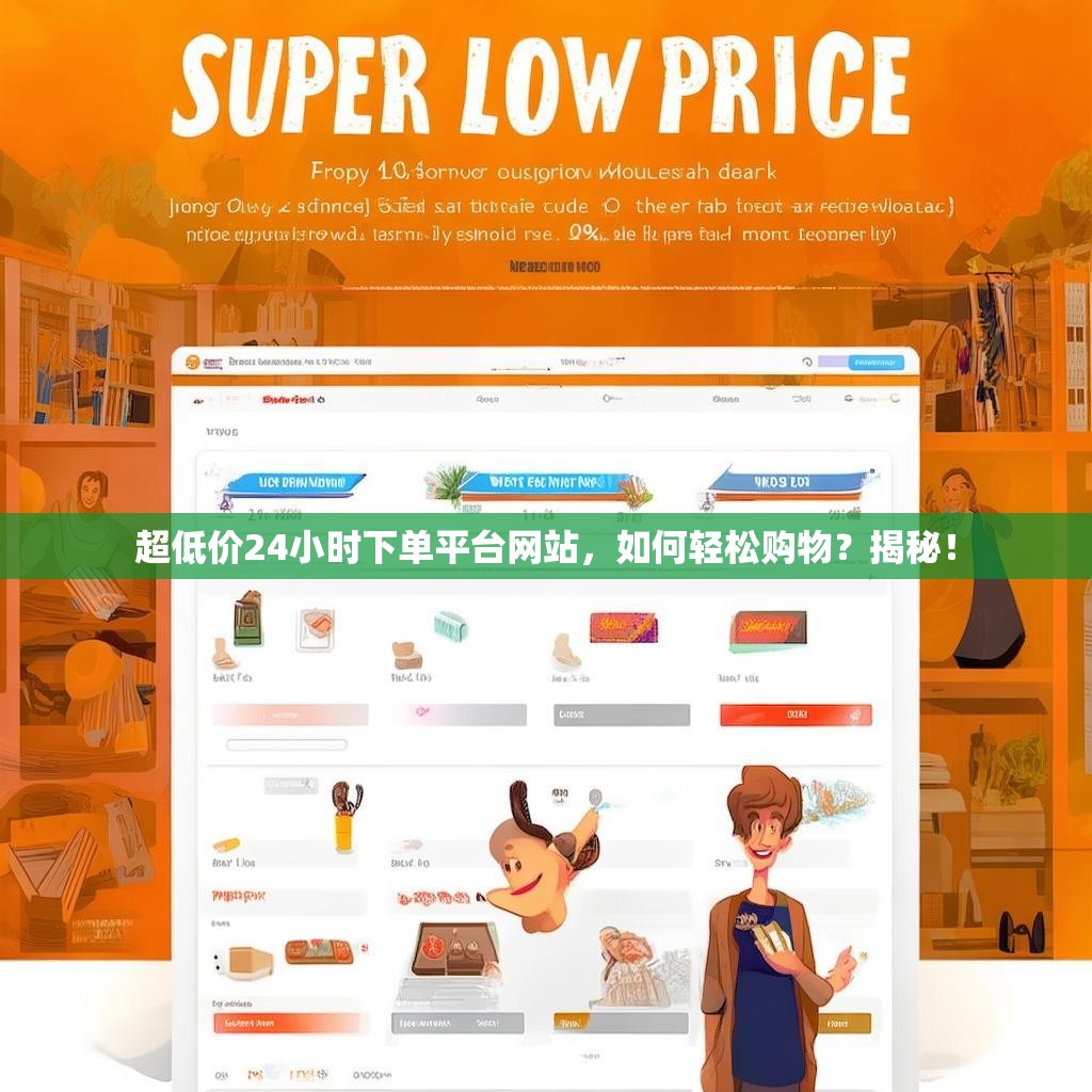 超低价24小时下单平台网站，如何轻松购物？揭秘！