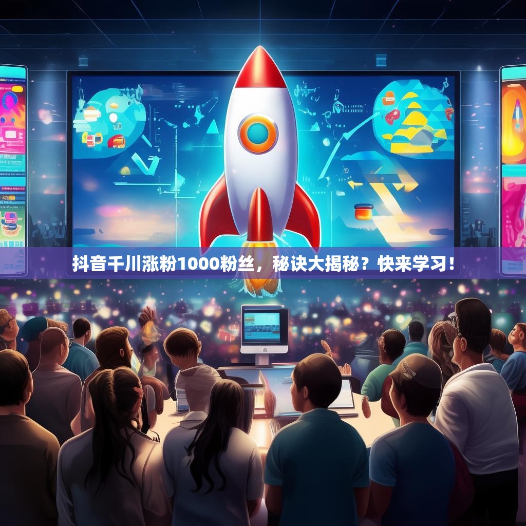 抖音千川涨粉1000粉丝，秘诀大揭秘？快来学习！
