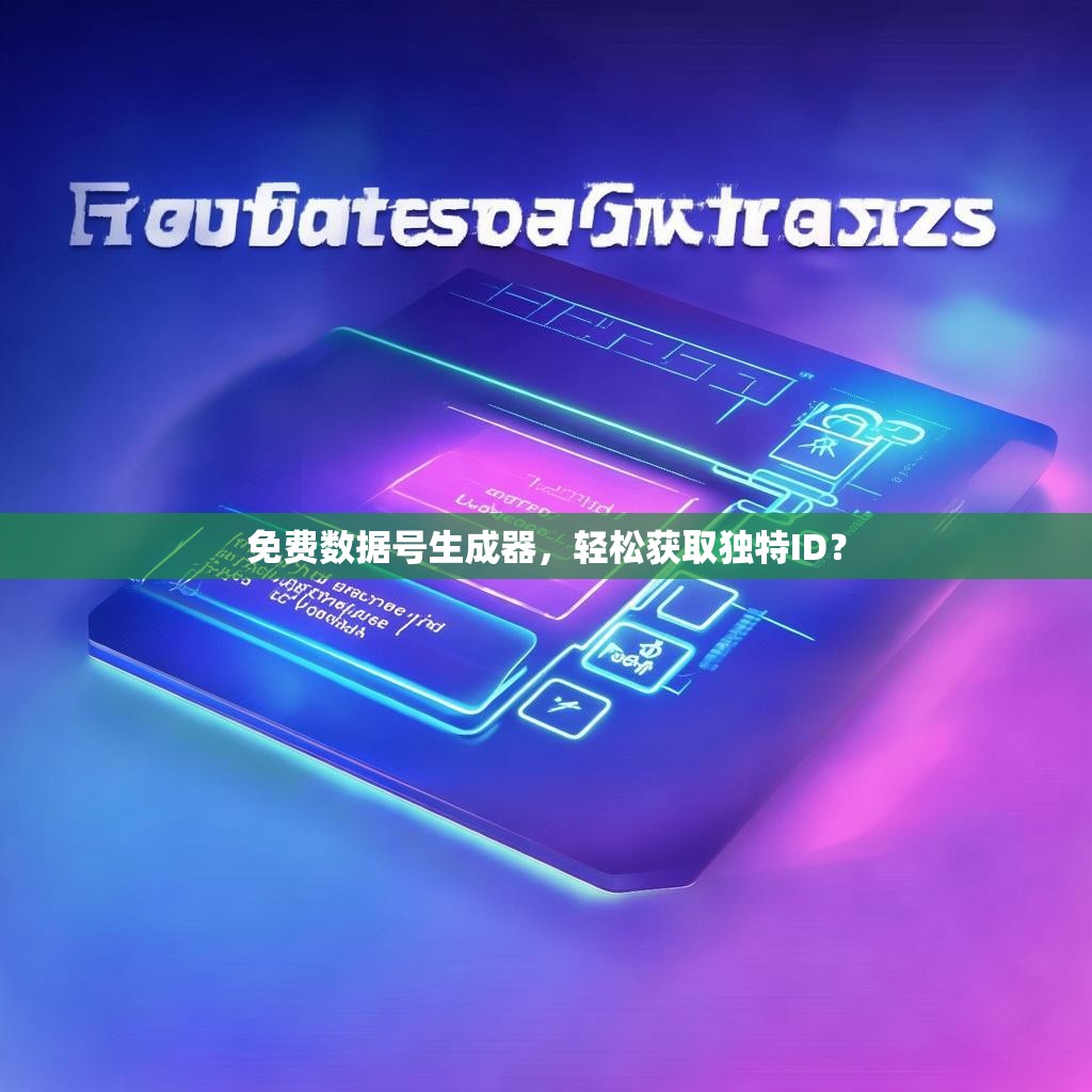 详细阅读:免费数据号生成器,轻松获取独特ID? 免费数据号生成器,轻松获取独特ID?