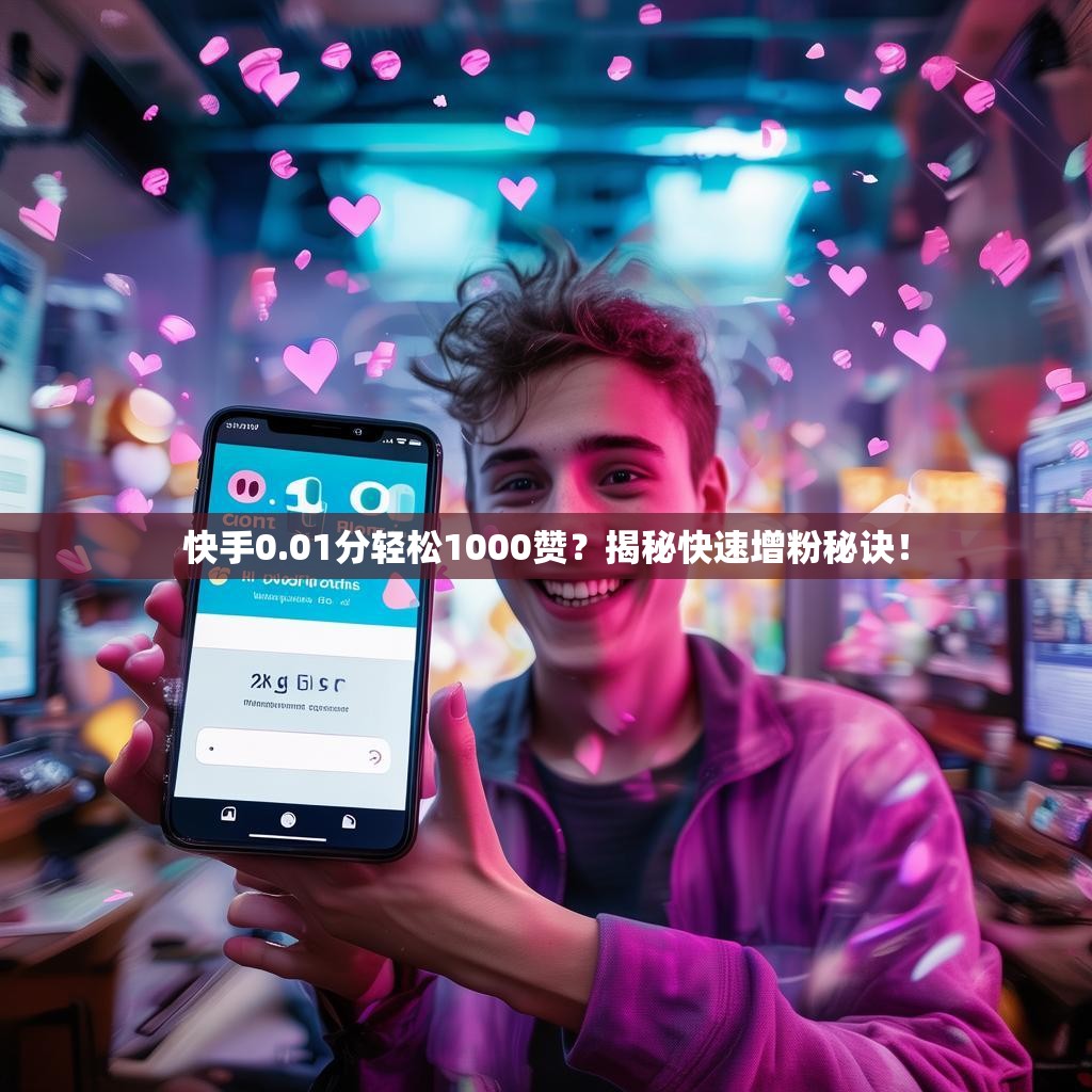 快手0.01分轻松1000赞?揭秘快速增粉秘诀!
