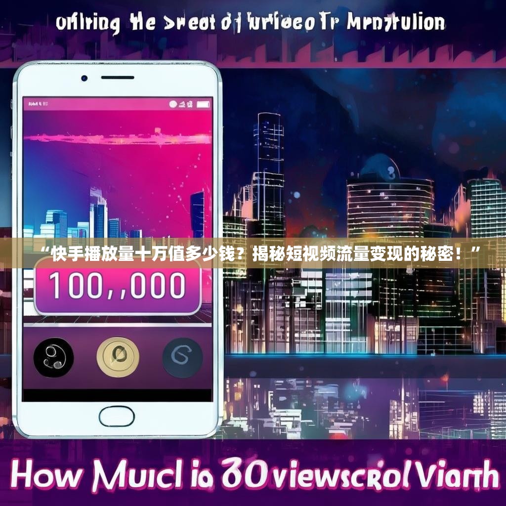 “快手播放量十万值多少钱？揭秘短视频流量变现的秘密！”