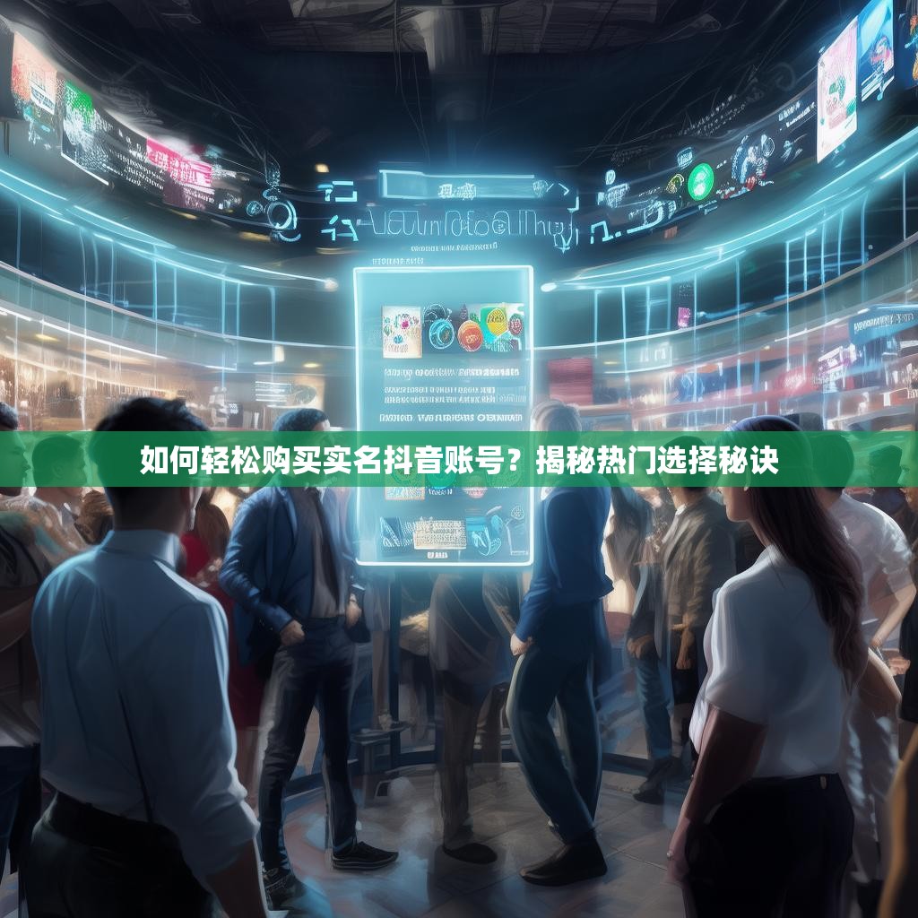 如何轻松购买实名抖音账号?揭秘热门选择秘诀