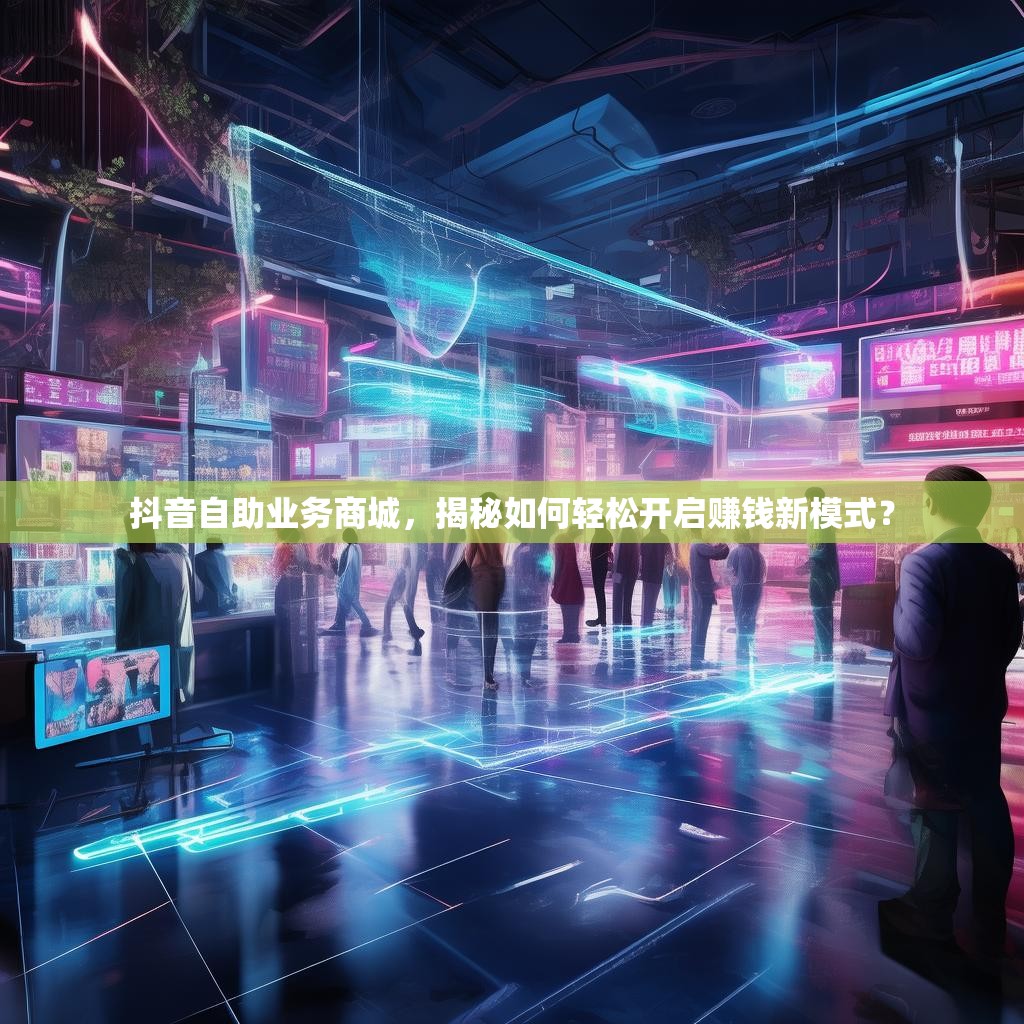 抖音自助业务商城,揭秘如何轻松开启赚钱新模式?