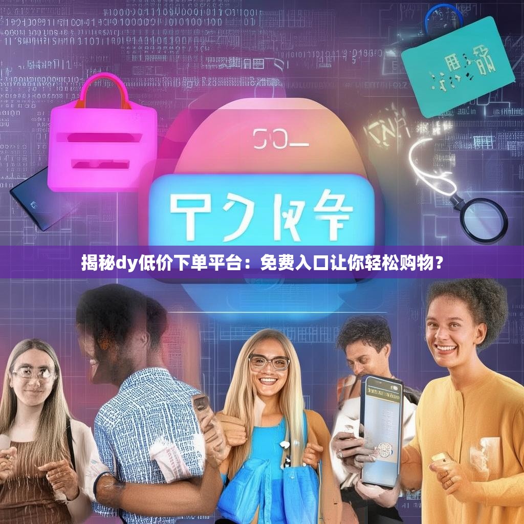 揭秘dy低价下单平台：免费入口让你轻松购物？